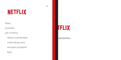 Netflix Mobile Navigation