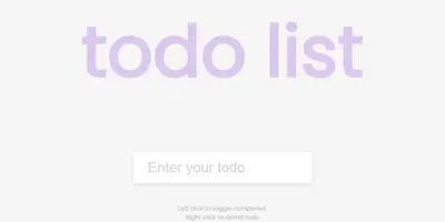 Todo List